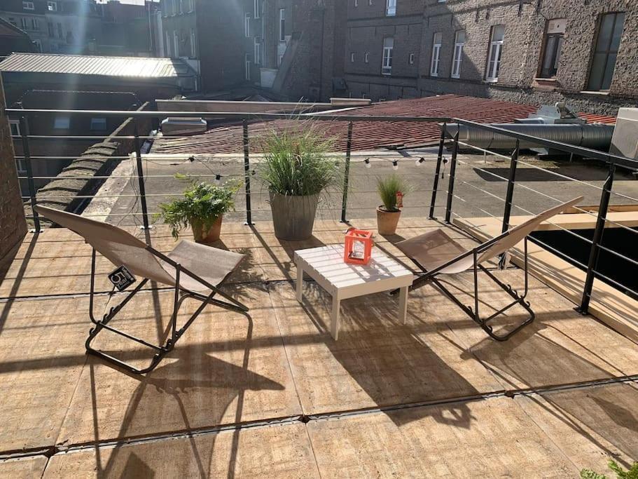 Appartement Centre Ville Avec Terrasse Лілль Екстер'єр фото